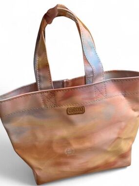 Consuela Iridescent Peach-Pink Tote